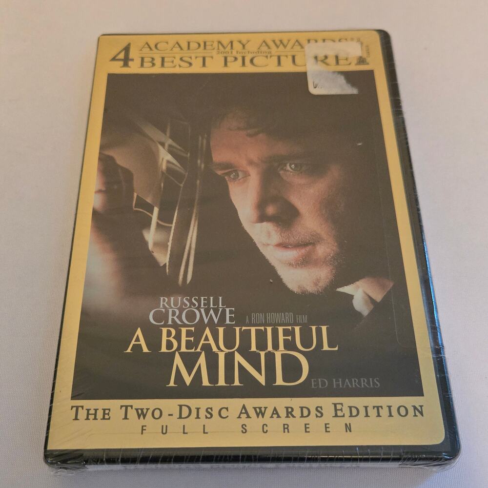 "A BEAUTIFUL MIND DVD Russel Crowe 2 Disc Collector's Edition NEW SEALED